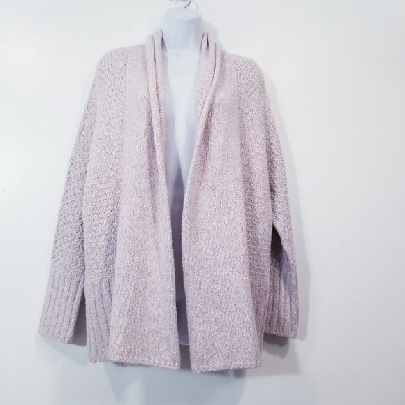 Anthropologie Angel of The North Women size XS Alpaca Blend Pink Knit Cardigan - Picture 1 of 12